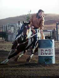 Shannon and Junior's first race 